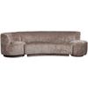 Bigsofa Popular Taupe B: 270 cm - Taupe, Design, Textil (270/72/97cm) - Livetastic