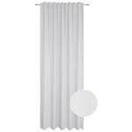 Vorhang mit Band Barcelona 140x245 cm Weiß - Weiß, MODERN, Textil (140/245cm) - Luca Bessoni