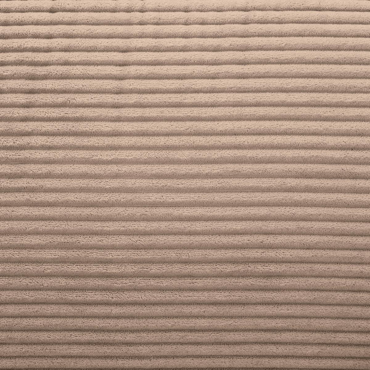 Ecksofa Pearl - Hellbraun/Schwarz, Design, Textil (303/196cm) - Livetastic