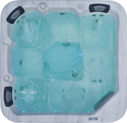 Acryl-Whirlpool mit Beleuchtung Acryl-Whirlpool für Wellness daheim