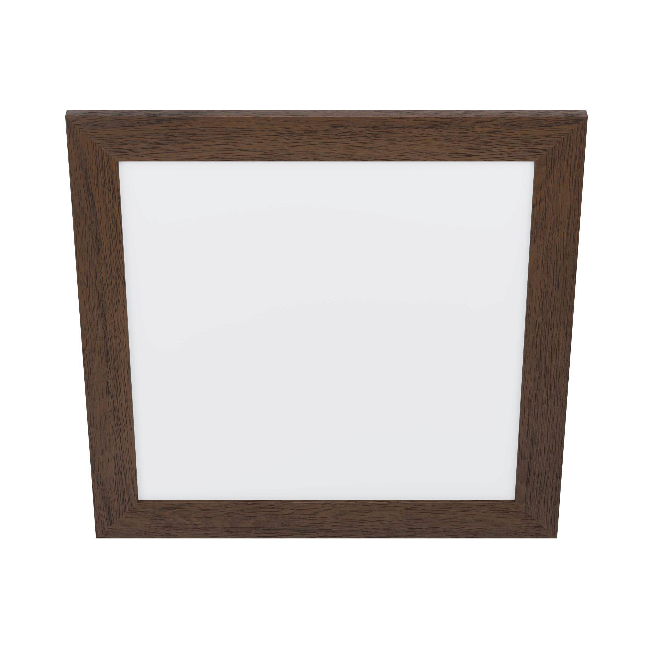 LED-Paneel 99474* Piglionasso - Nussbaumfarben/Weiß, Natur, Holz/Kunststoff (50/50/5,5cm) - Eglo