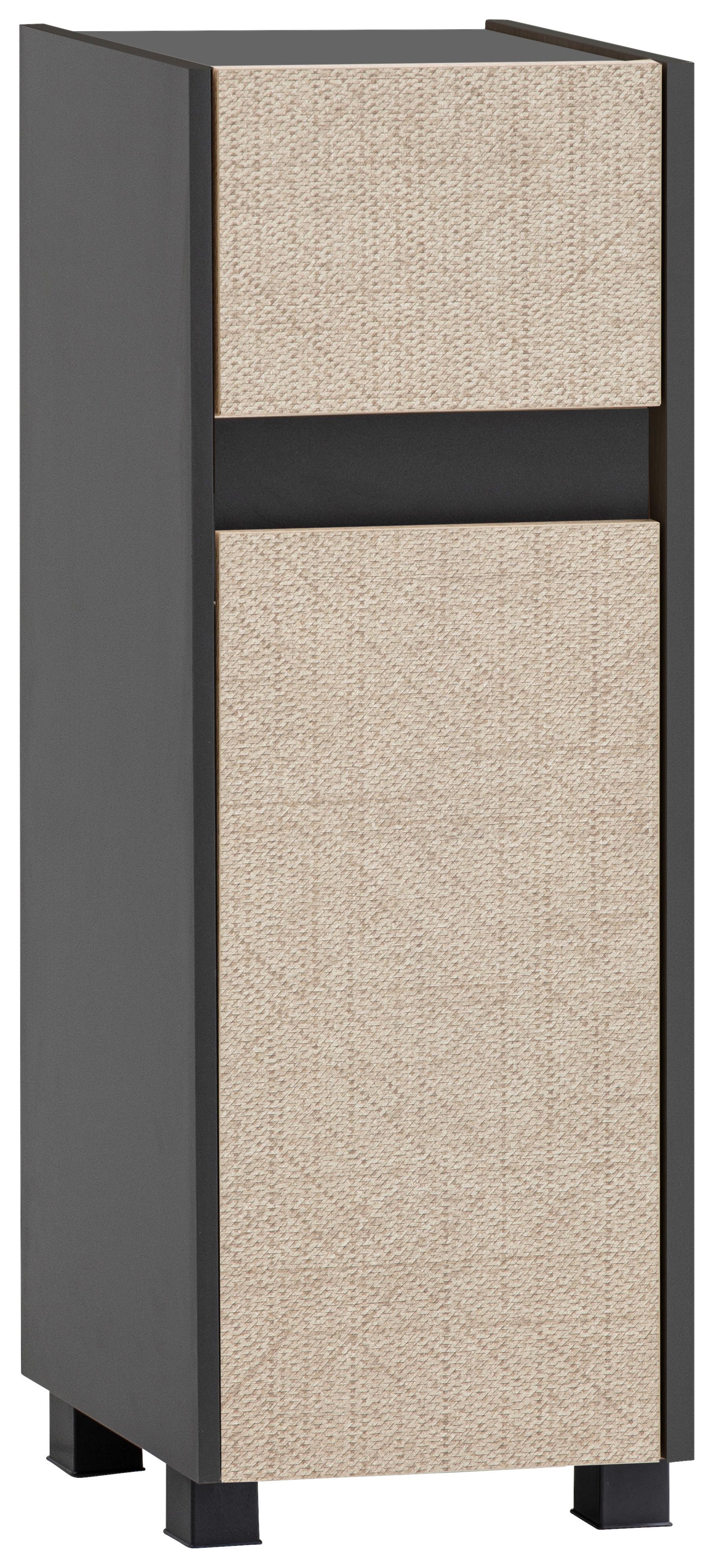Midischrank Sander Beige/Anthrazit B: 30,2cm