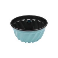 Gugelhupfform 18 cm Kristallblau/Hellblau - Hellblau, Basics, Metall (18cm) - Riess