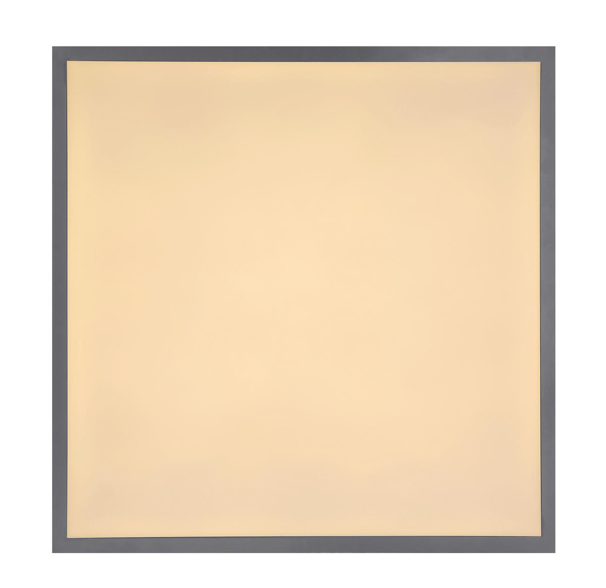 Led-deckenleuchte Ada L: 45 Cm - Opal/Graphitfarben, MODERN, Kunststoff/Metall (45/45/7,5cm)
