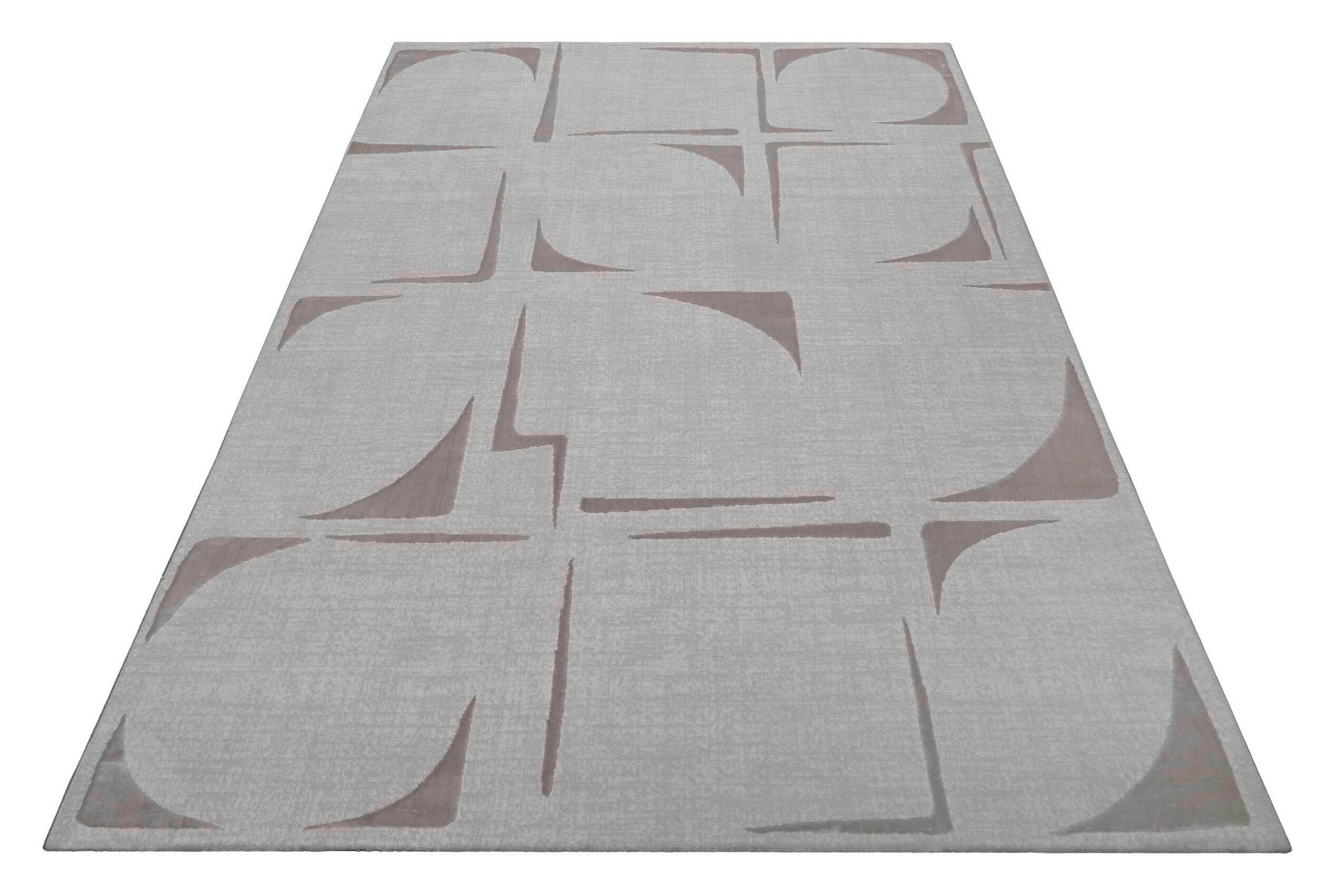 Flachwebteppichm 120x170 cm Nelle - Silberfarben/Hellgrau, Design, Textil (120/170cm) - Esprit