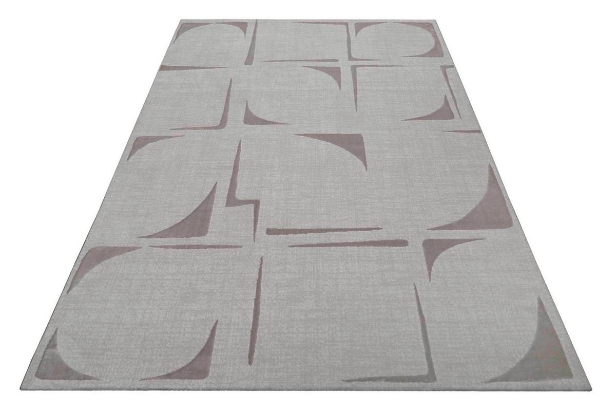 Flachwebteppich, 200x200 cm Nelle - Silberfarben/Hellgrau, Design, Textil (200/200cm) - Esprit