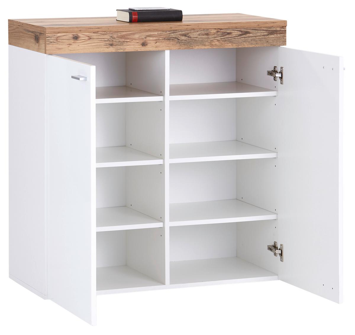 Kommode Mit Soft-close B: 90,1 Cm Henry, Weiß/alpin Lodg - MODERN, Holzwerkstoff (90,1/95,2/42,1cm)