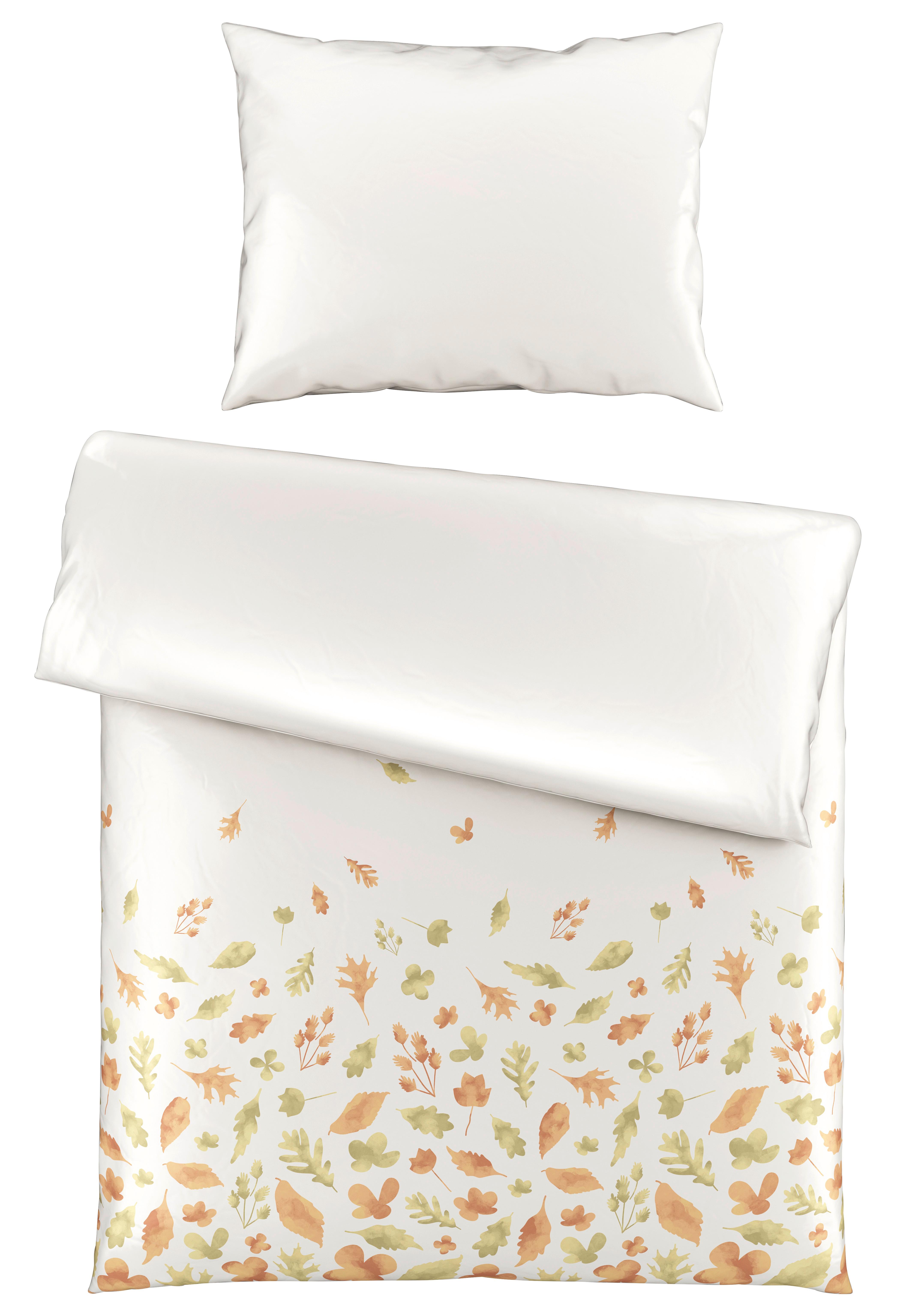 POVLEČENÍ STREUBLÄTTER - bílá, Moderní, textil (140/200cm) - Modern Living