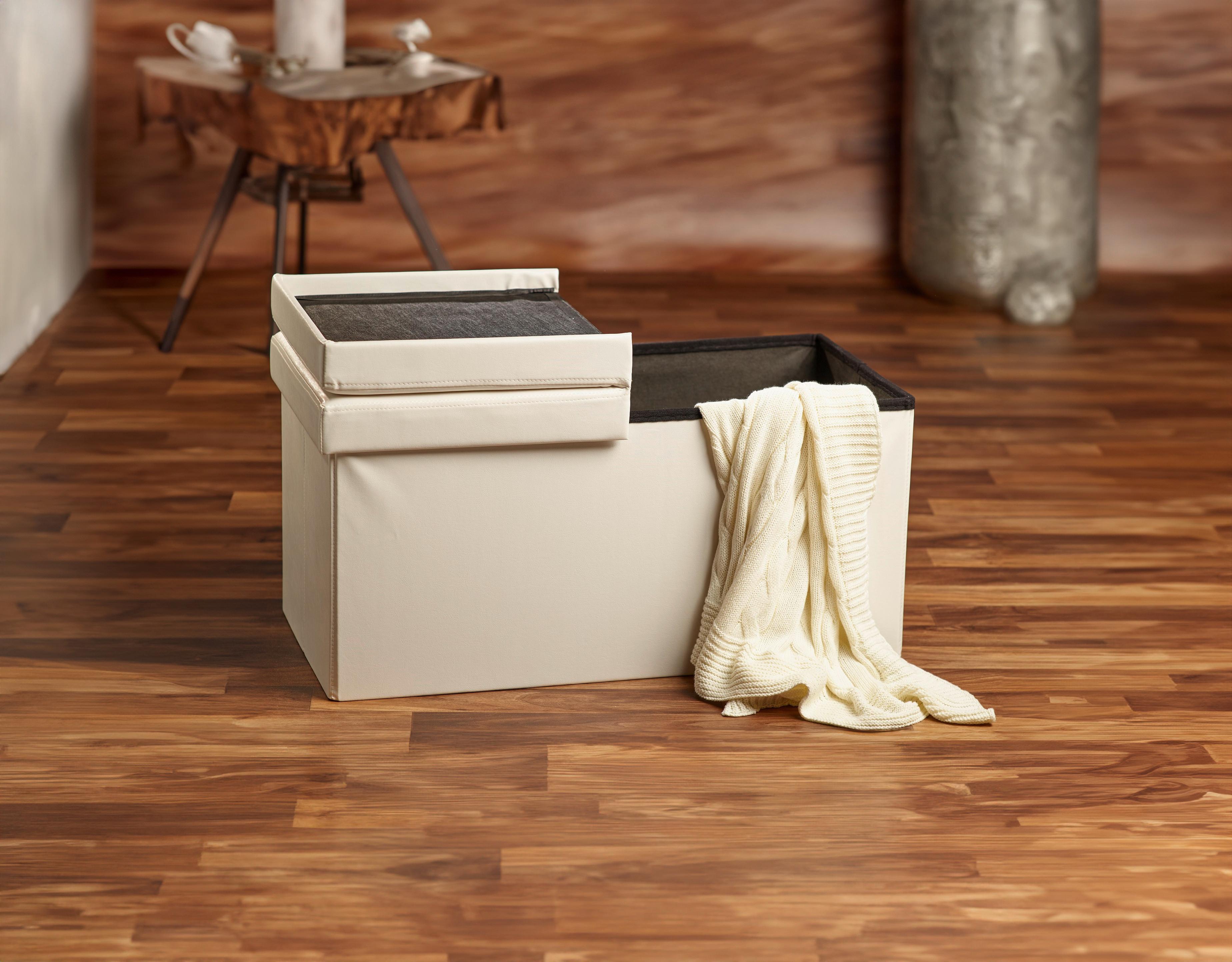 Truhenbank Echtwerk Sitzbank Flex - Design (76/38/37,5cm) - Echtwerk