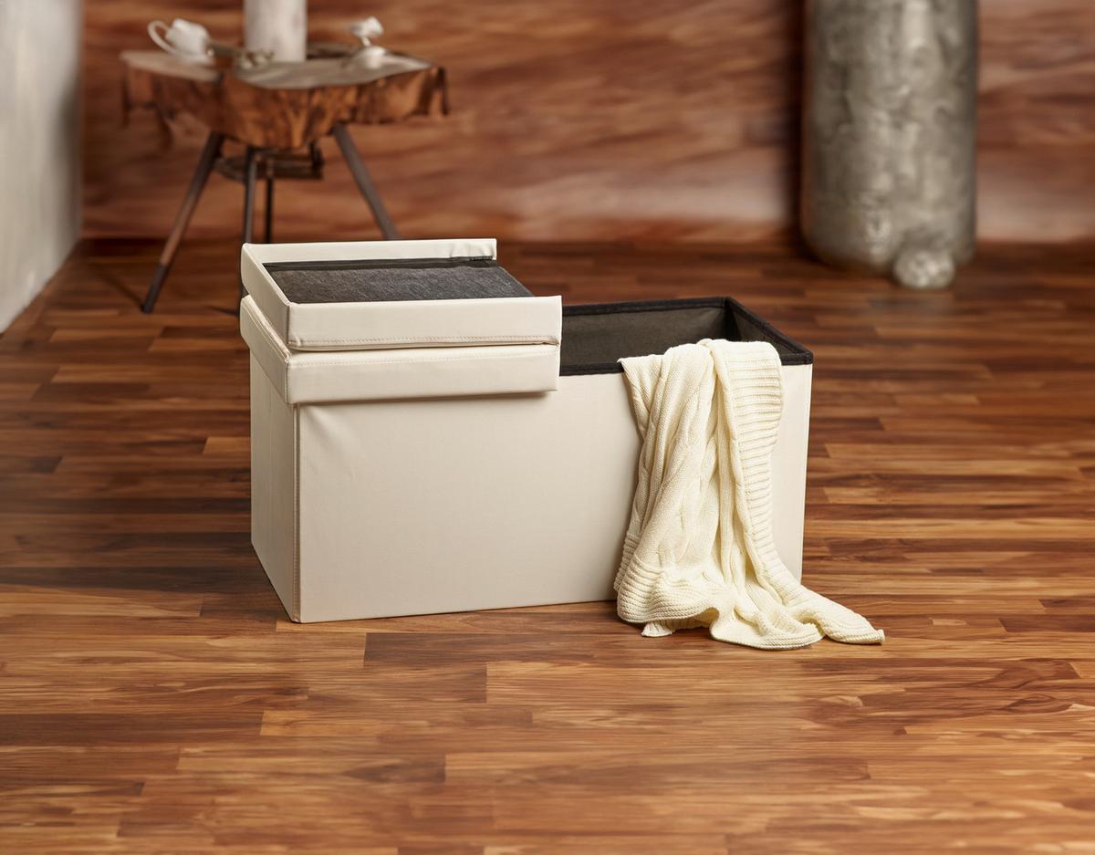 Truhenbank Echtwerk Sitzbank Flex - Design (76/38/37,5cm) - Echtwerk