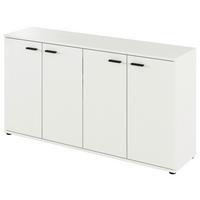 KOMODA CARA *CENOVÝ TRHÁK* - bílá/barvy dubu, Moderní, kompozitní dřevo/plast (138/74,8/35cm) - Based