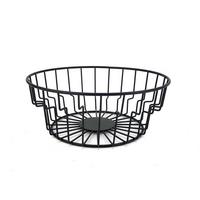 MISA NA OVOCIE CAGE - čierna, Modern, kov (24/9cm) - Mömax