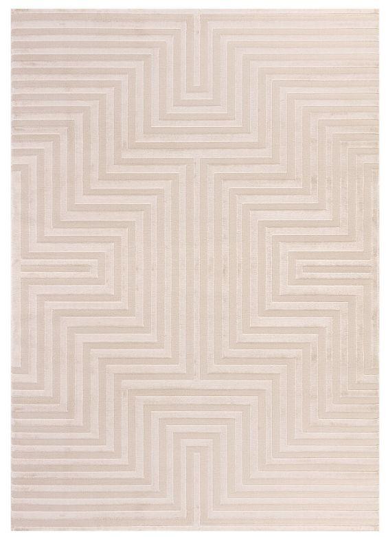 Dizajnový koberec Sahara nízky vlas, 240x340cm - béžový - béžová, Design, textil (240/340cm)