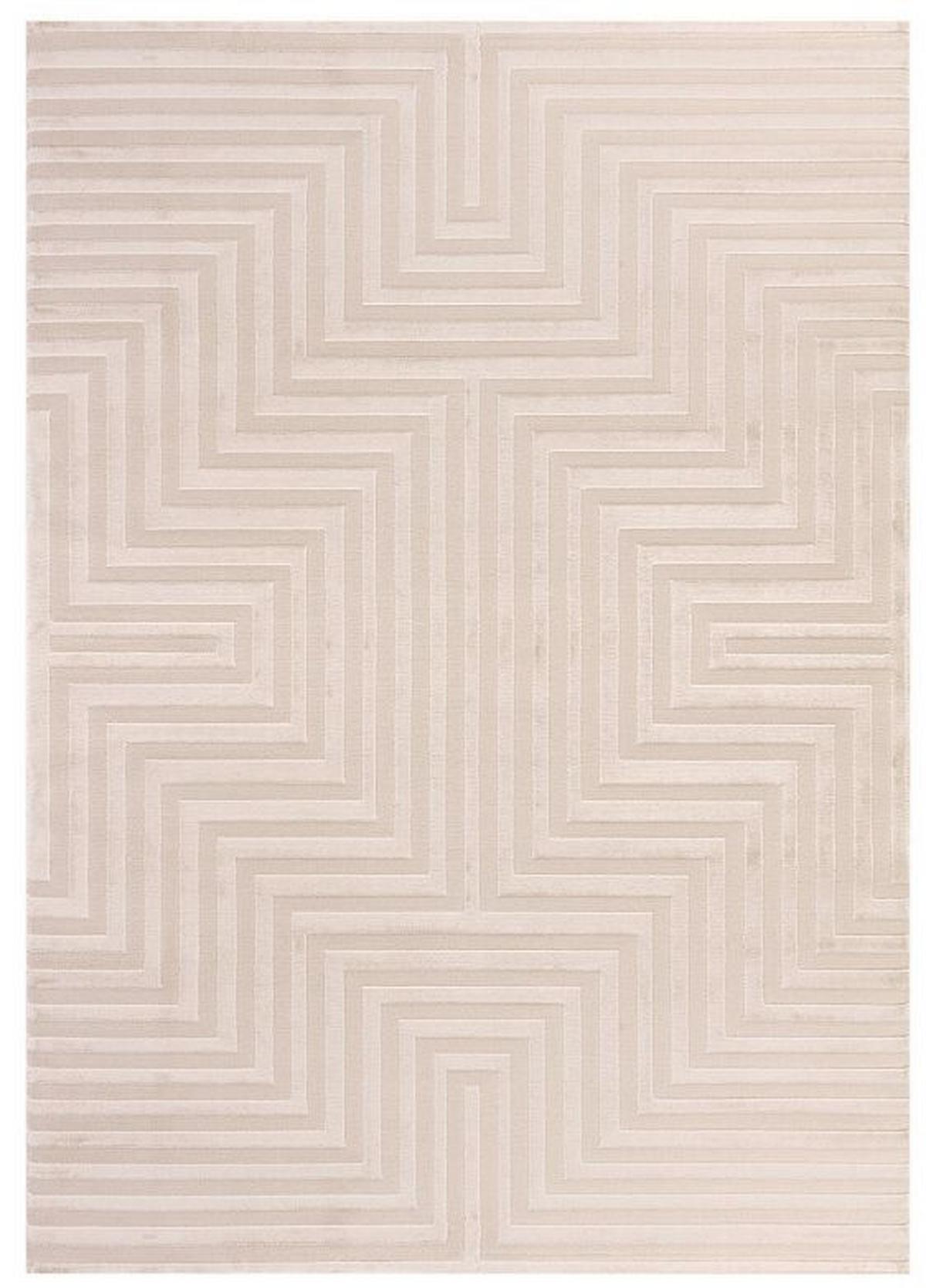 Dizajnový koberec Sahara nízky vlas, 160x230cm - béžový - béžová, Design, textil (160/230cm)