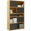 Regál Riga - farby dubu/antracitová, Moderný, kompozitné drevo (116,6/199,8/37cm) - Premium Living Regál Riga - farby dubu/antracitová, Moderný, kompozitné drevo (116,6/199,8/37cm) - Premium Living