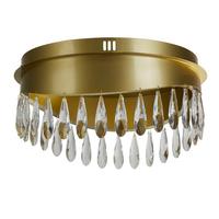 LED-DECKENLEUCHTE JEWEL 19211-1GO - Goldfarben, LIFESTYLE, Glas/Metall (43/22cm)