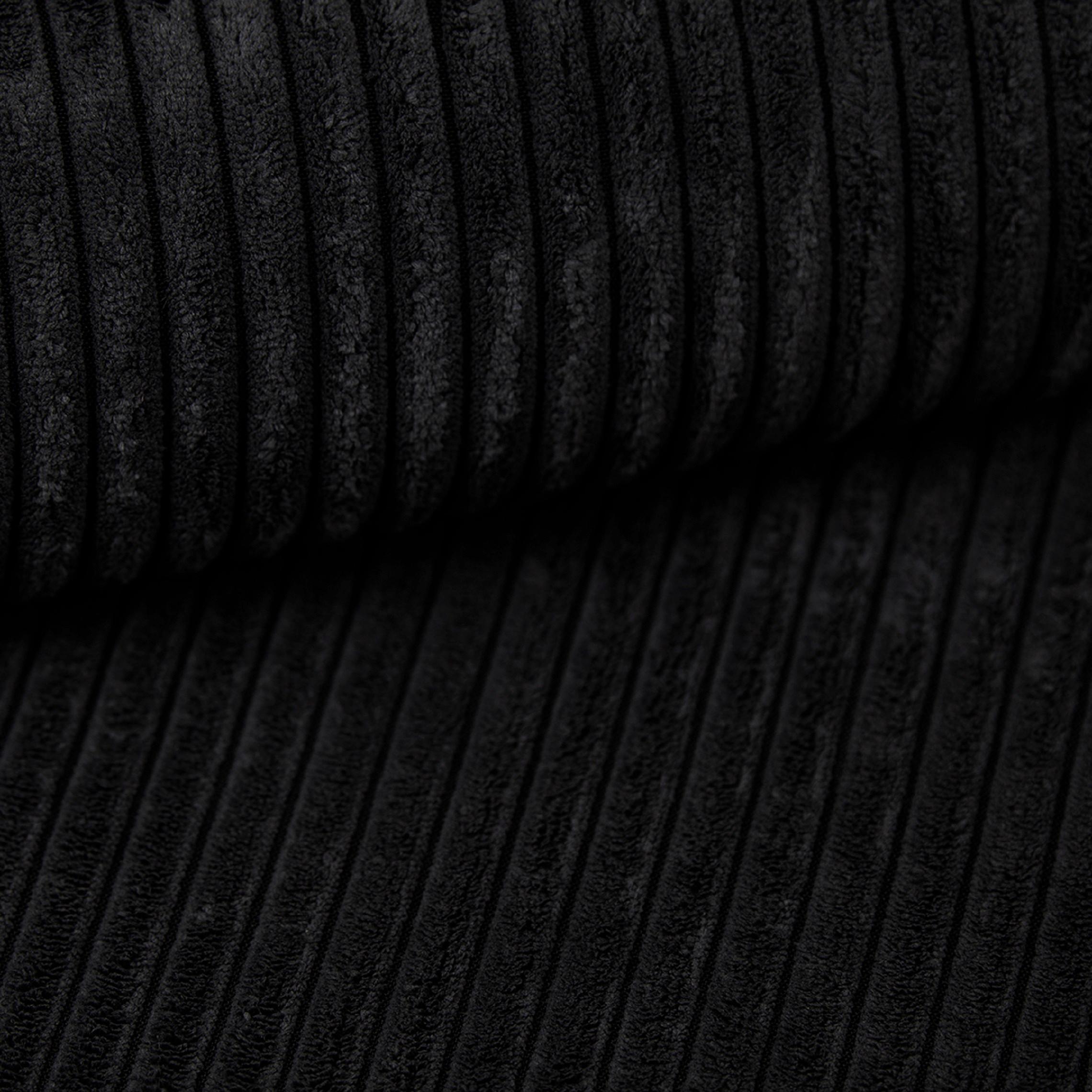 Boxspringbett Rodi Schwarz Lf: 180x200 cm - Schwarz, MODERN, Textil (180/200cm) - Livetastic