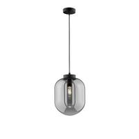 Hängeleuchte Regi 60710 - Schwarz, Design, Glas/Metall (24/140cm) - Fischer & Honsel