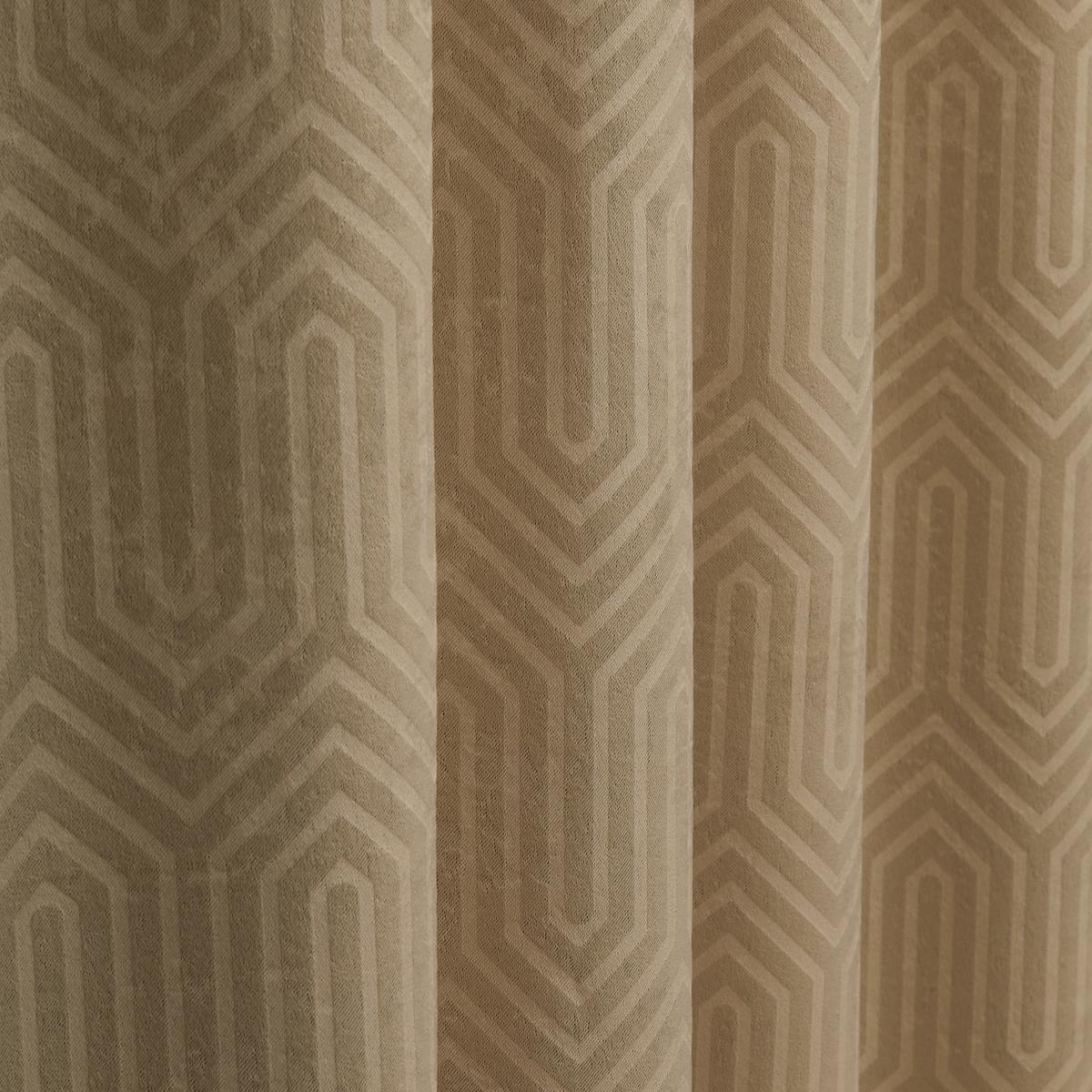 Készfüggöny Bianca - bézs, Romantik / Landhaus, textil (140/245cm) - James Wood