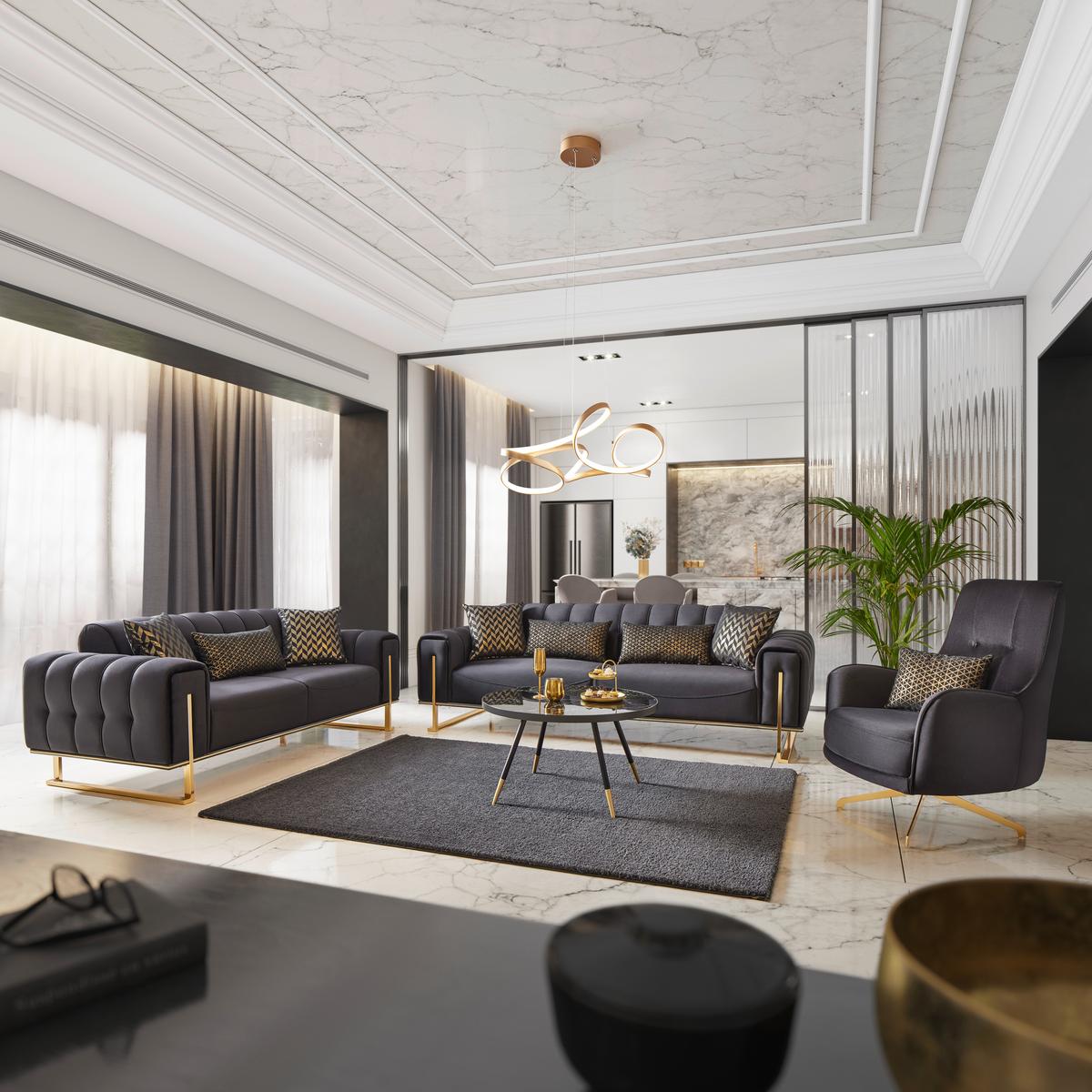 ZÁVESNÉ LED SVIETIDLO JOSEM2 - cappuccino, Modern, kov/plast (60/120cm) - Premium Living