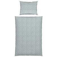 Baumwolle-Bettwäsche 140x200 cm Chrisi Silberfarben - Silberfarben, MODERN, Textil - Luca Bessoni