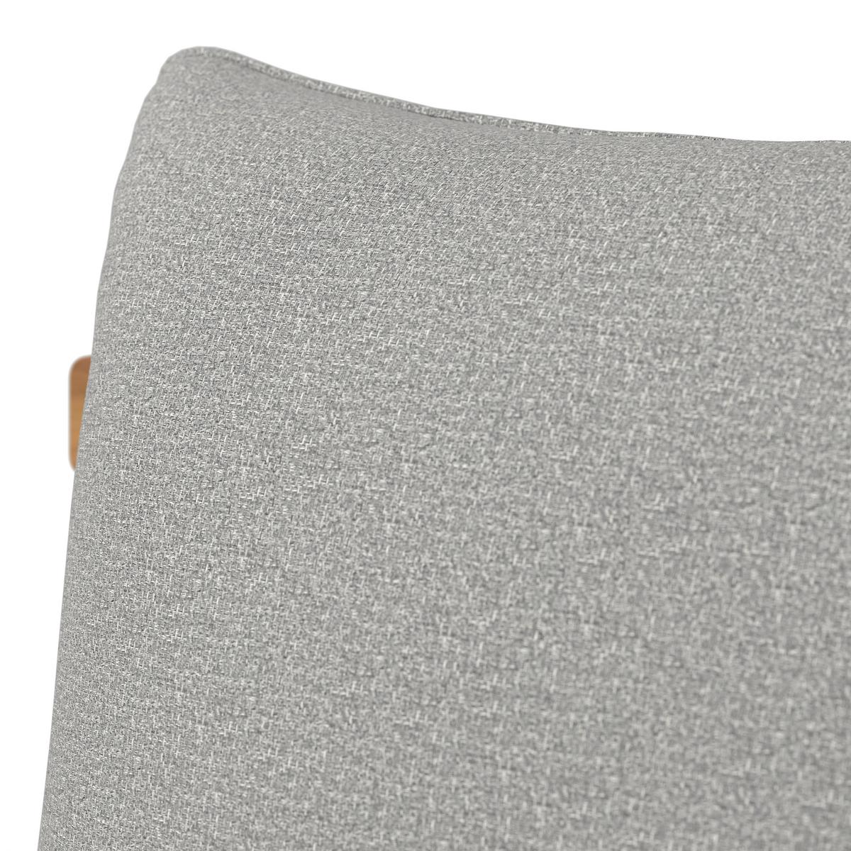 RELAXAČNÉ LEŽADLO PIA - farba akácie/sivá, Modern, drevo/textil (190/75/68cm) - Bessagi Garden