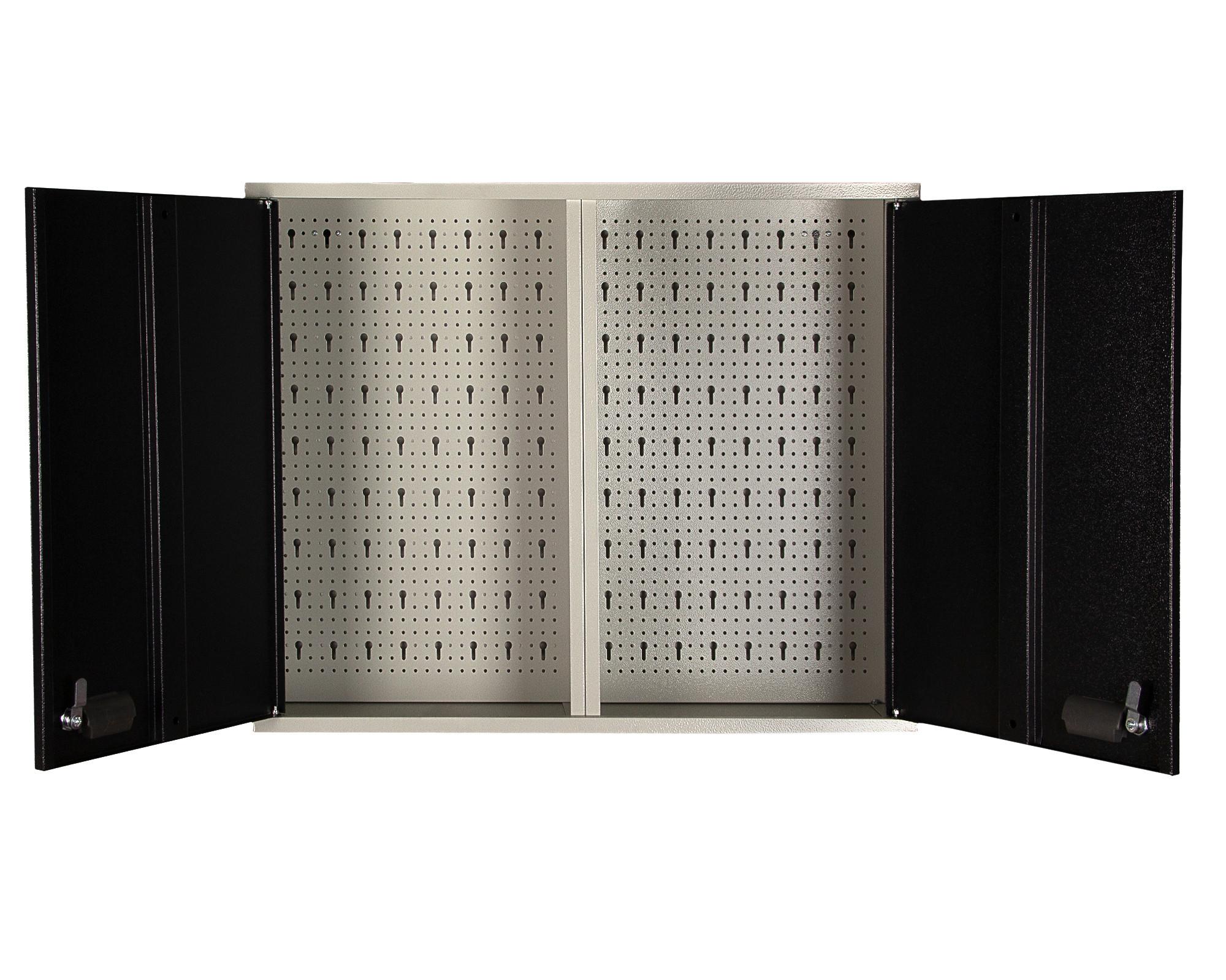 Werkstattschrank Jan Anthrazit/Grau B: 80 cm - Anthrazit/Grau, Basics, Metall (80/60/20cm)