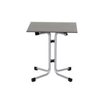 Gartentisch Klappbar Metall/holzwerkstoff L 65 Cm - Anthrazit/Silberfarben, KONVENTIONELL, Holzwerkstoff/Kunststoff (65/65/71cm) - Siena Garden