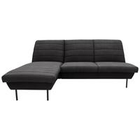 Ecksofa Looks Ix - Anthrazit/Schwarz, Design, Textil (168/214cm) - LOOKS by W.Joop