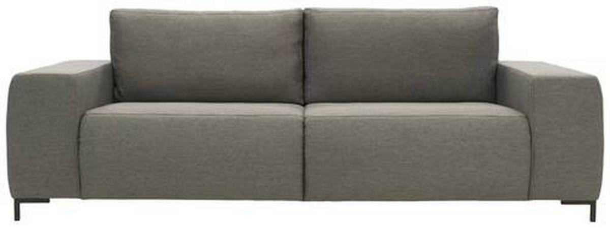 Bigsofa Looks Vi - Schwarz/Grau, Design, Textil (242/88/88cm) - LOOKS by W.Joop