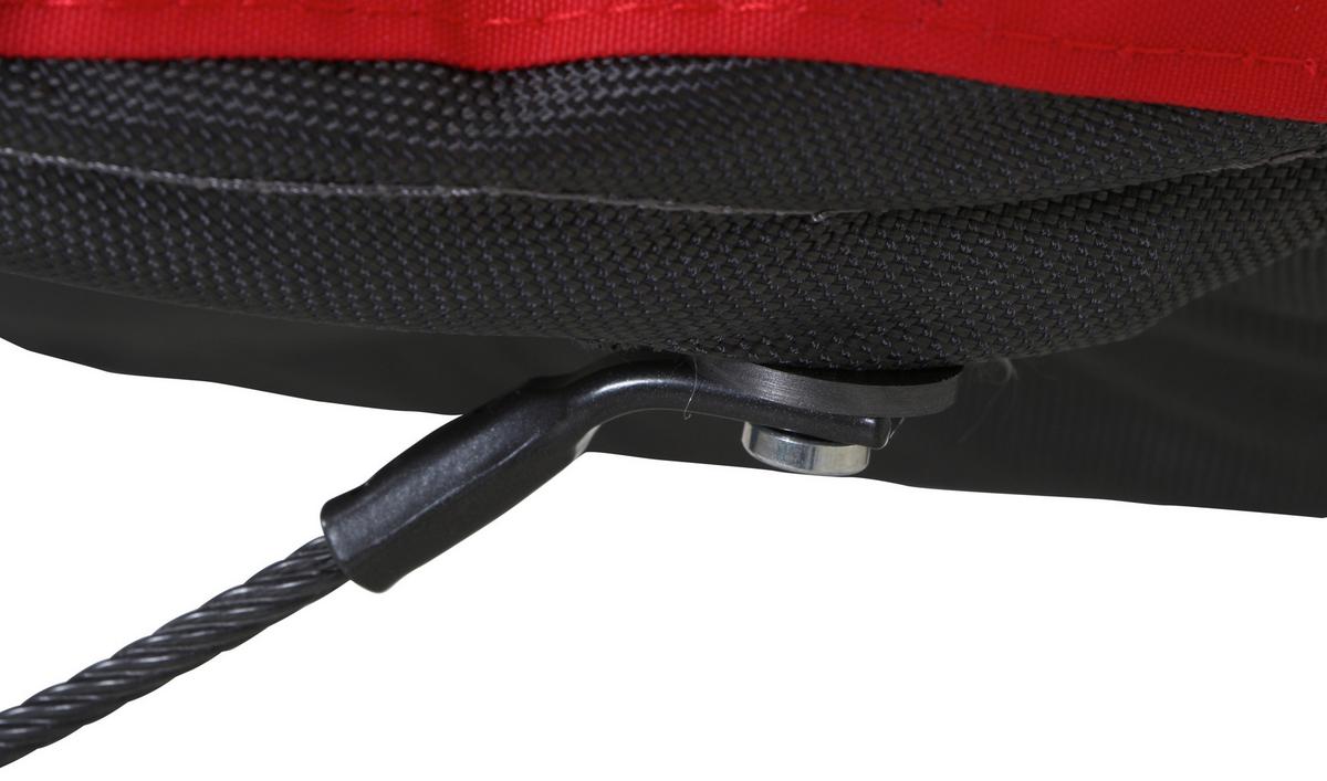 Hängematte L91048 - Dunkelgrau/Rot, KONVENTIONELL, Textil/Metall (105/104/305cm) - Siena Garden