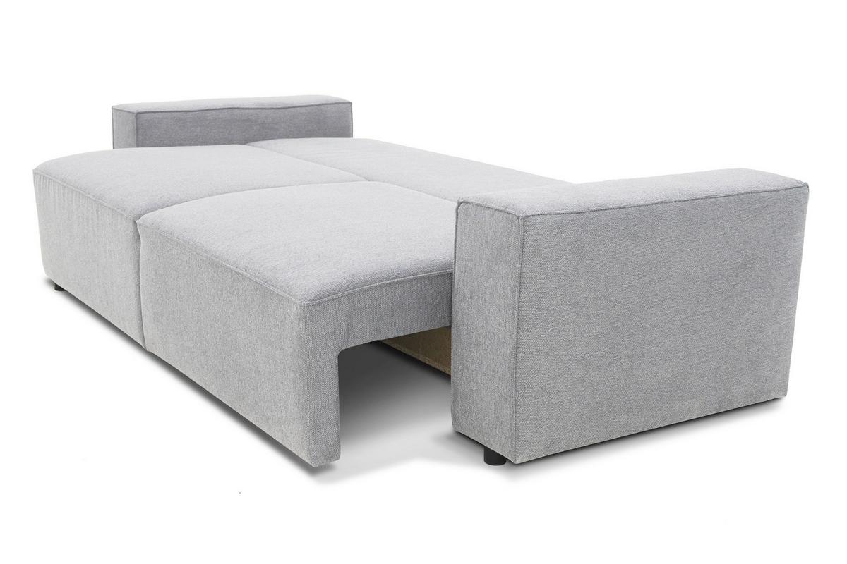 3-Sitzer-Sofa Josh Grau - Schwarz/Grau, Basics, Textil (239/85/86cm) - MID.YOU