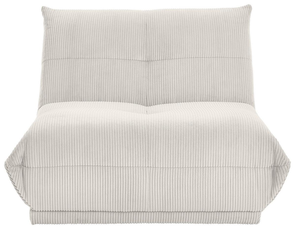 Modul Sofa Giselle 2er Sofa B: 105 Cm Cord Weiß - Weiß, Trend, Textil (105/80/112cm) - Livetastic