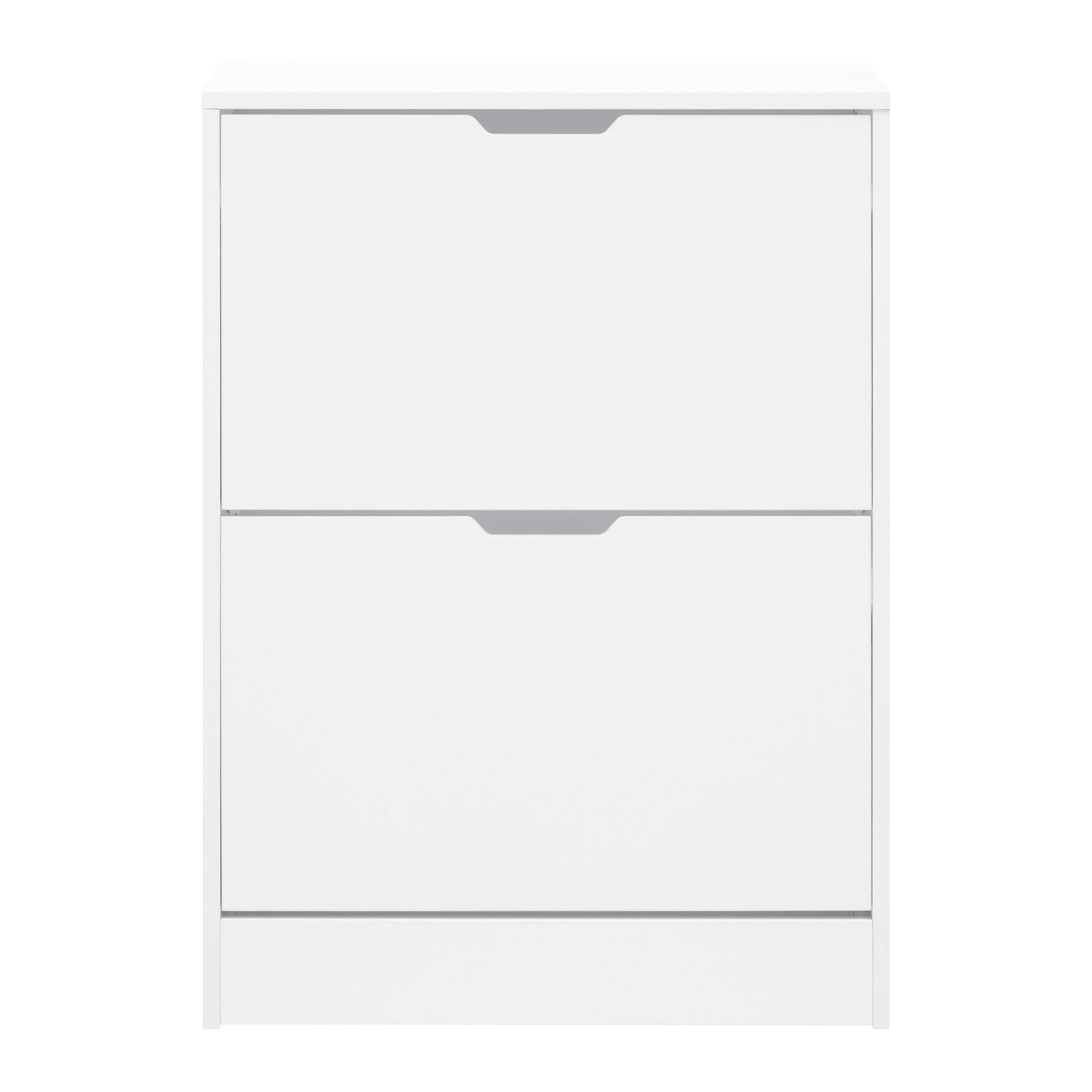 VÝKLOPNÁ SKRINKA NA TOPÁNKY RUDI - biela, Konventionell, kompozitné drevo (60/83/24cm) - Based
