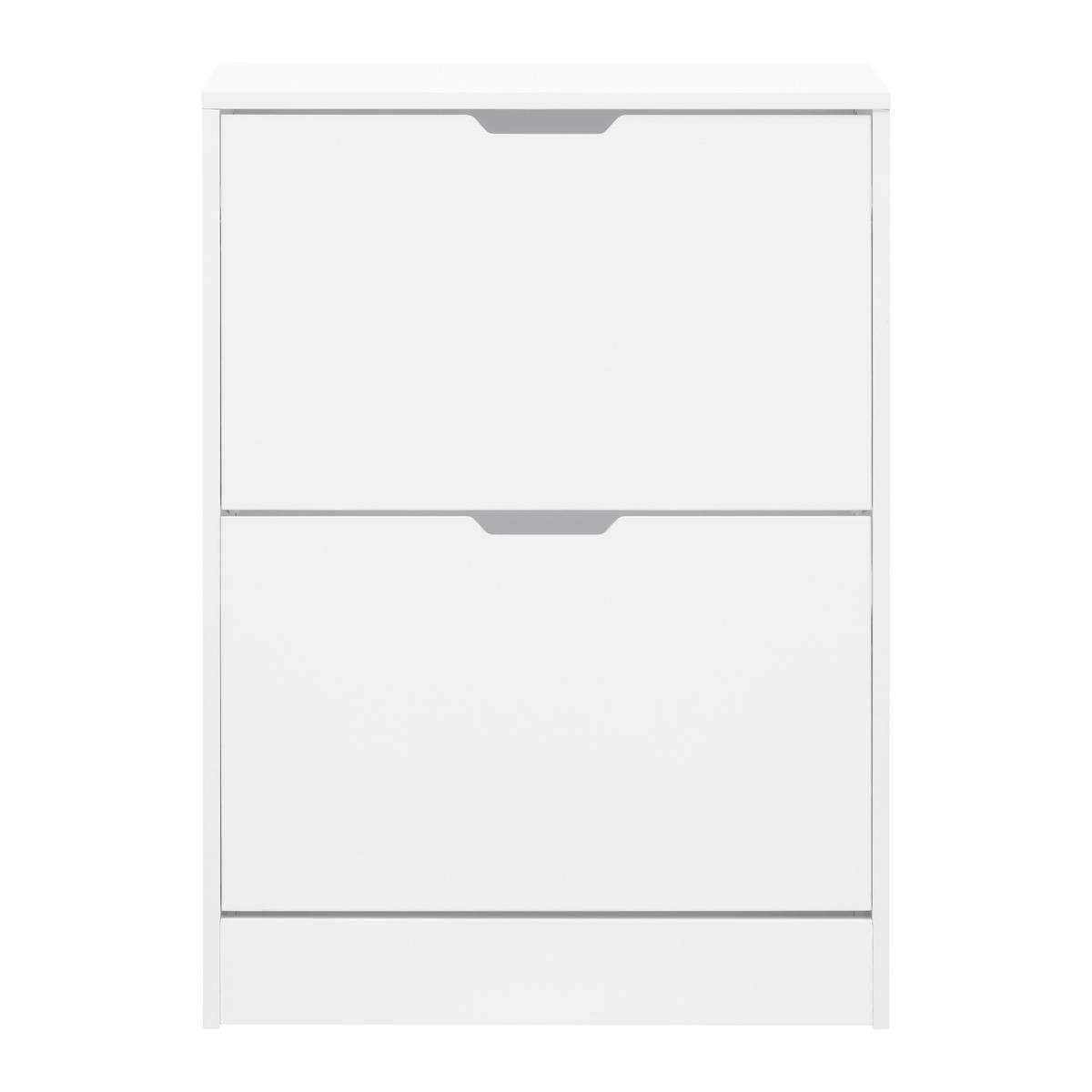 VÝKLOPNÁ SKRINKA NA TOPÁNKY RUDI - biela, Konventionell, kompozitné drevo (60/83/24cm) - Based