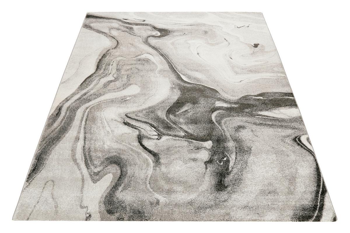 Webteppich Voyage Grau 80x150 Cm - Dunkelgrau/Hellgrau, KONVENTIONELL, Textil (80/150cm) - WECON HOME