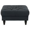 Hocker Cupido - Anthrazit/Schwarz, Design, Textil (82/44/82cm) - MID.YOU