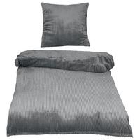 Povlečení Cordy, 70/90 140/200cm - šedá, textil (140/200cm) - Modern Living