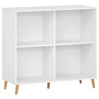 Aktenregal Serie 500 Weiß B: 100,1 Cm - Weiß, MODERN, Holzwerkstoff (100,1/92,6/41cm) - MID.YOU