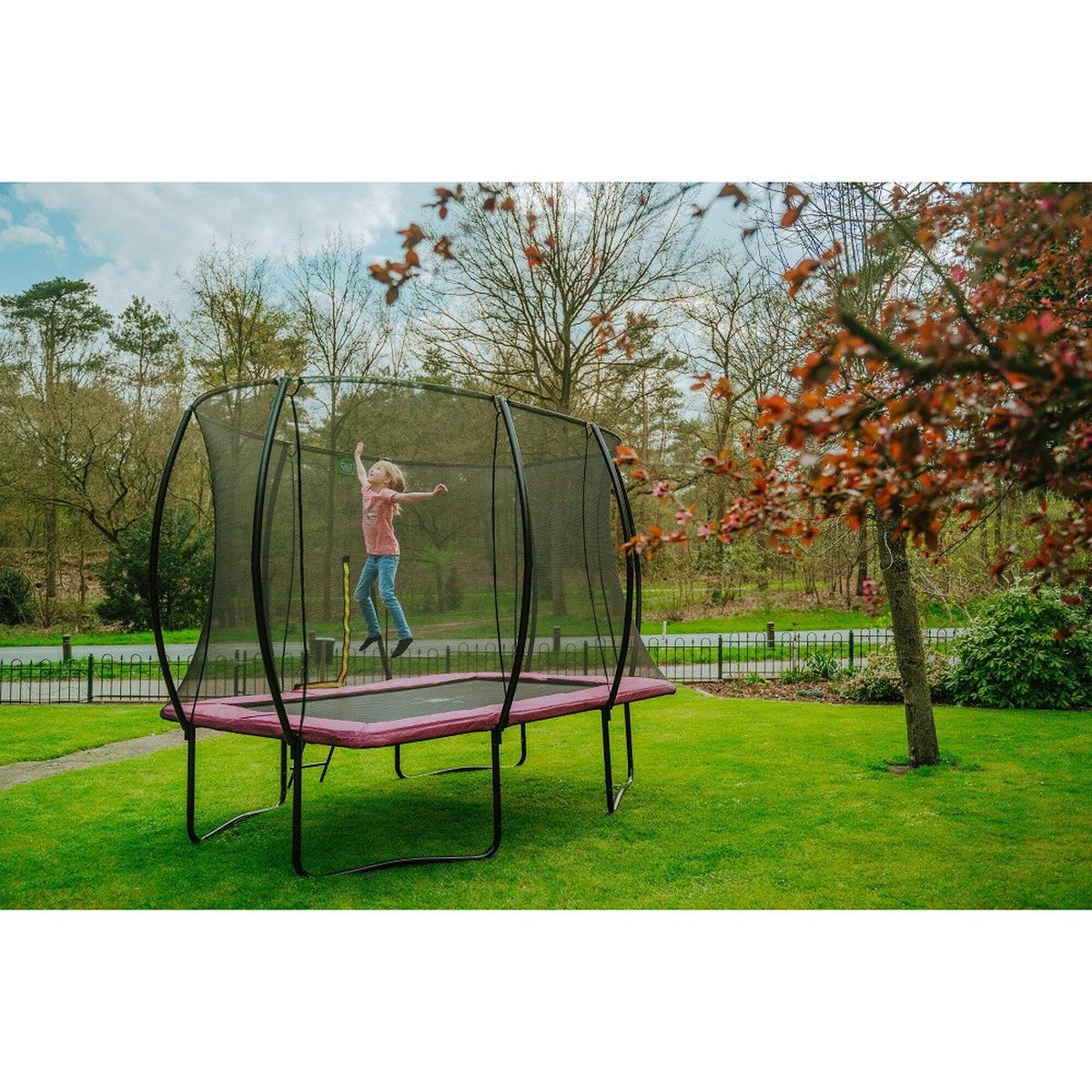 Trampolin Exit Silhouette - Pink, KONVENTIONELL, Kunststoff/Metall (244/274/366cm) - EXIT Toys