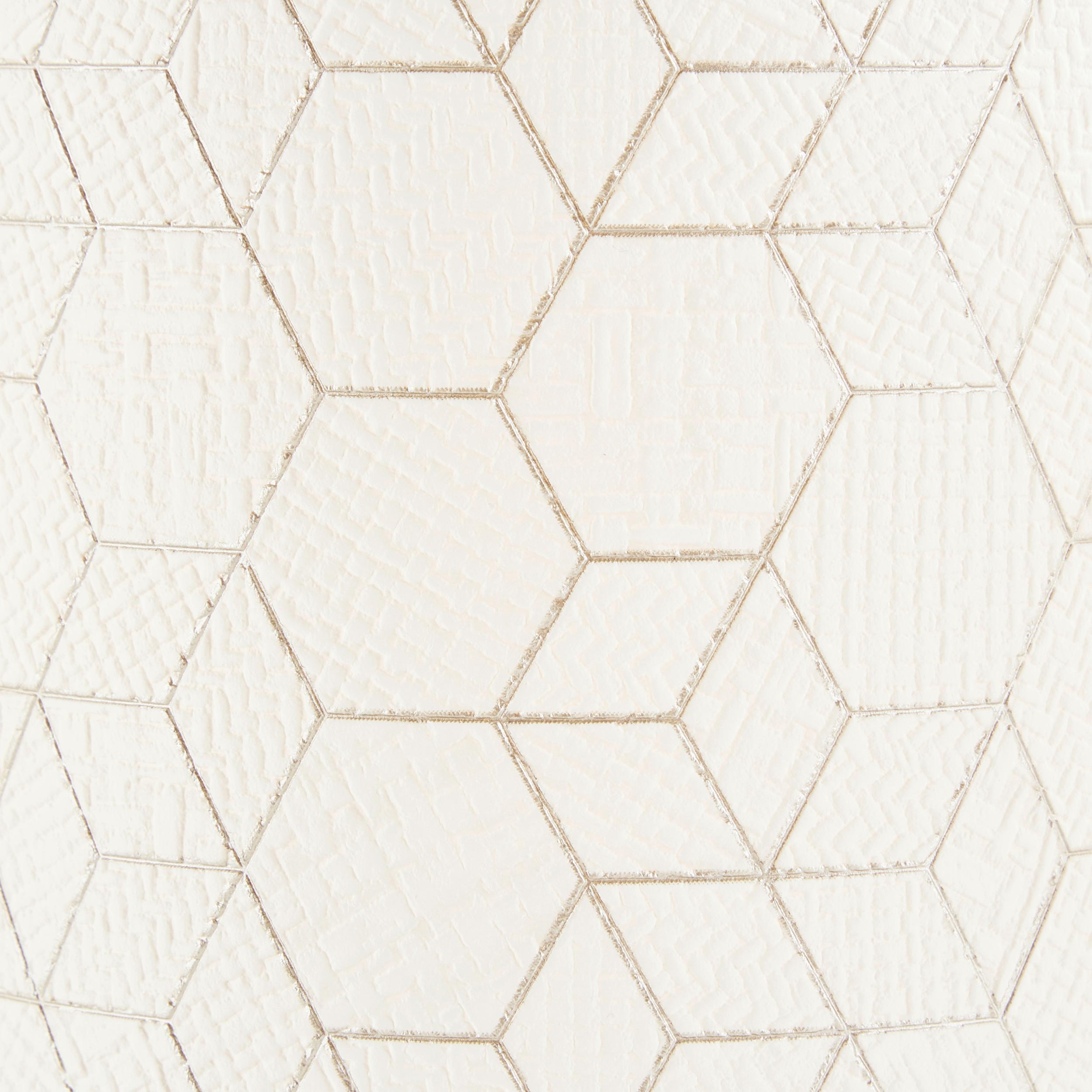 Deckenleuchte Galance Ø 58 cm 4-Flammig mit Textilschirm - Weiß, KONVENTIONELL, Textil/Metall (58/16cm) - Brilliant