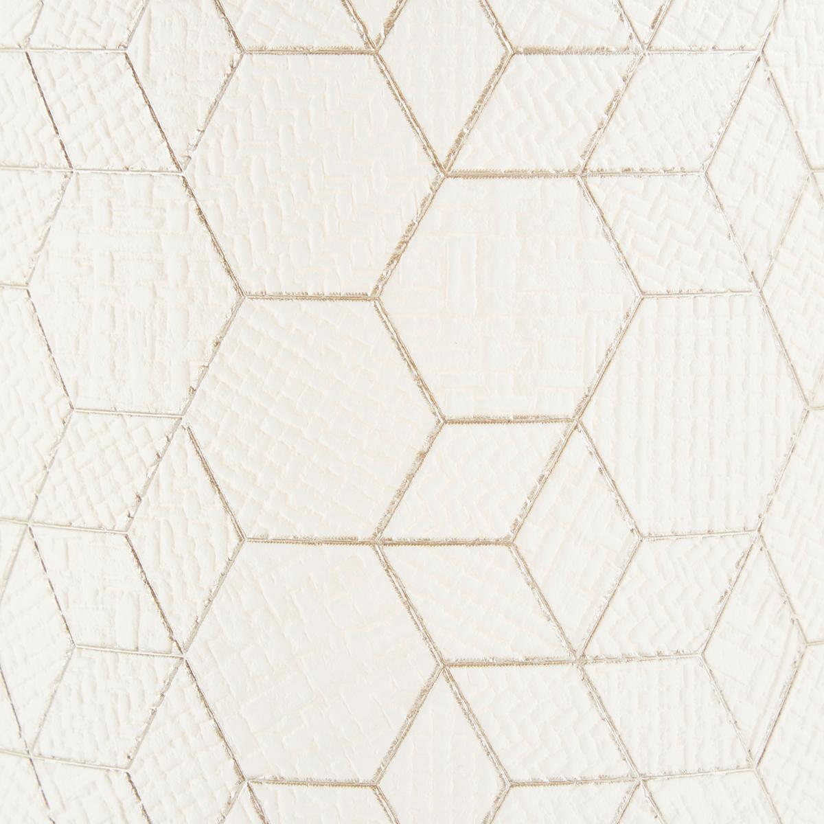 Deckenleuchte Galance Ø 58 cm 4-Flammig mit Textilschirm - Weiß, KONVENTIONELL, Textil/Metall (58/16cm) - Brilliant