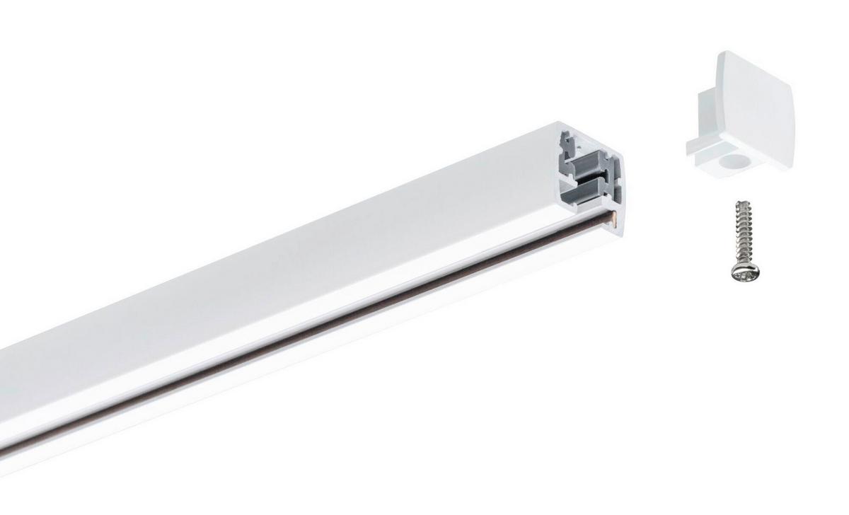 Schiennensystem-Endkappe 95653 Urail Endkappe Sw 2er - Weiß, Basics, Kunststoff (1,3/1,8/2,1cm) - Paulmann