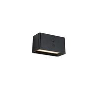NÁSTĚNNÉ LED SVÍTIDLO TILOU - černá, Moderní, kov/plast (12/6,6/6,5cm) - Mömax
