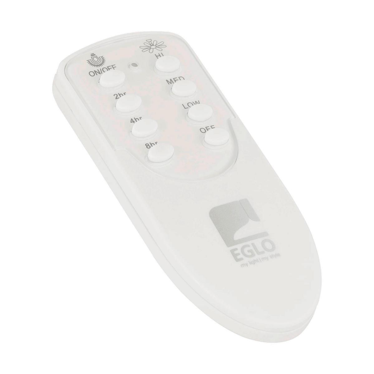 Deckenventilator Babaro Weiß 3 Kunststoffflügel Led-Leuchte - Weiß, Basics, Kunststoff/Metall (112/24,2cm) - Eglo