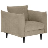 Einsitzer Mysholm B: 102 cm Beige - Beige/Schwarz, KONVENTIONELL, Textil (102/86/102cm) - MID.YOU