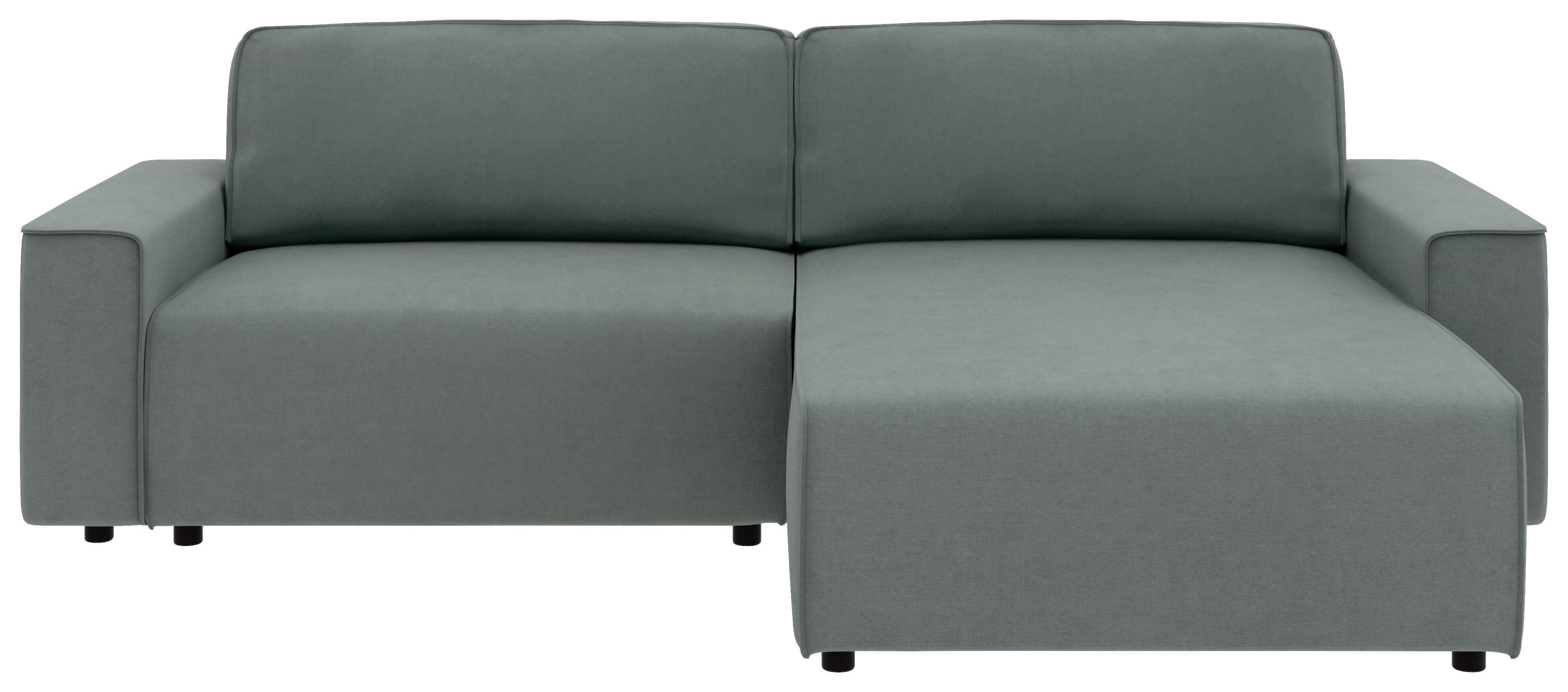 Ecksofa Chance, Grau S: 265x164 cm - Schwarz/Grau, MODERN, Textil (265/164cm) - Trendmanufaktur