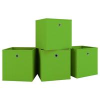 Faltbox Boxas Grün B: 27 cm - Grün, Basics, Kunststoff (27/28/27cm) - MID.YOU
