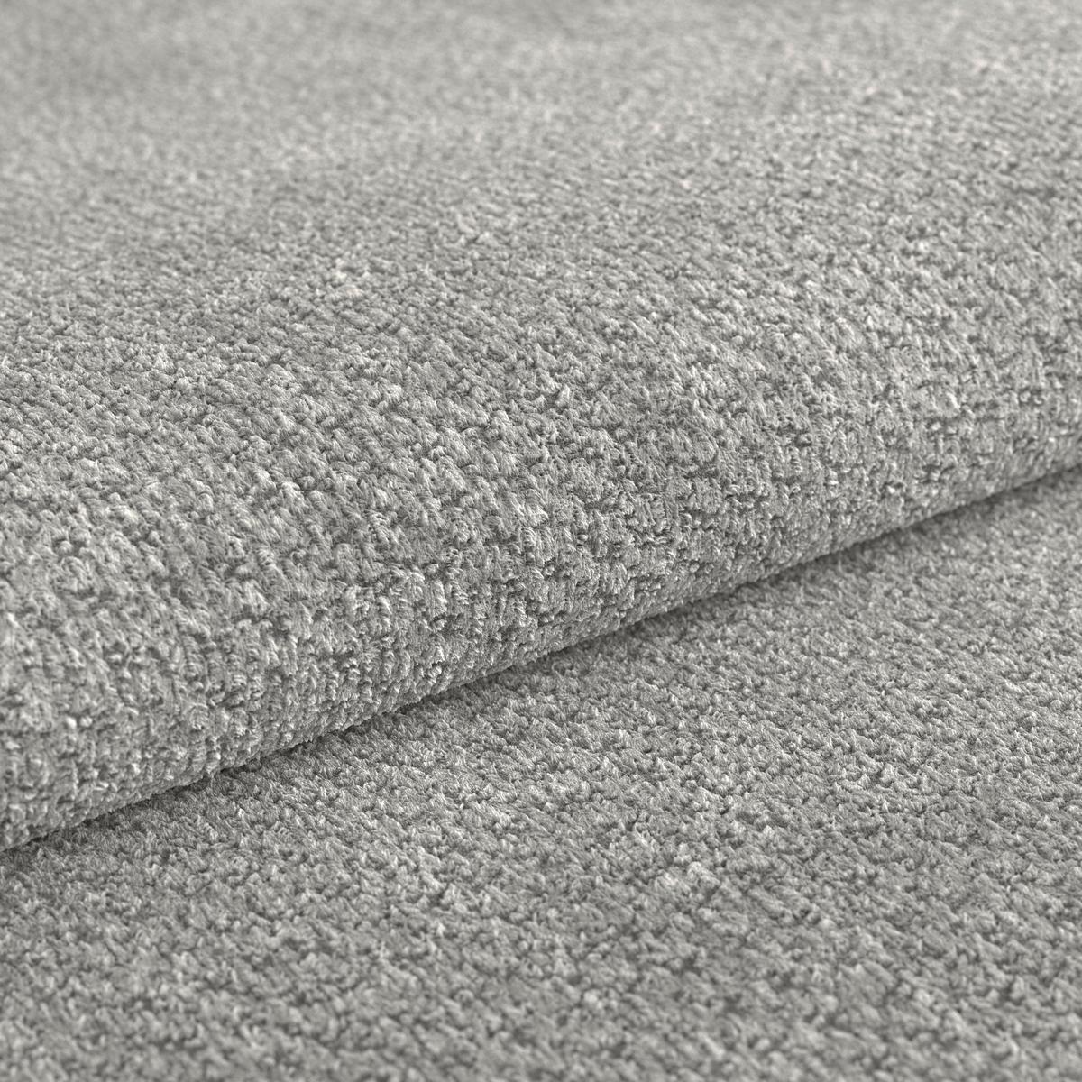 Ecksofa Volf Rechts New Hellgr Mit Schlaffunktion, 261x203 Cm - Hellgrau/Schwarz, Trend, Textil (261/203cm)