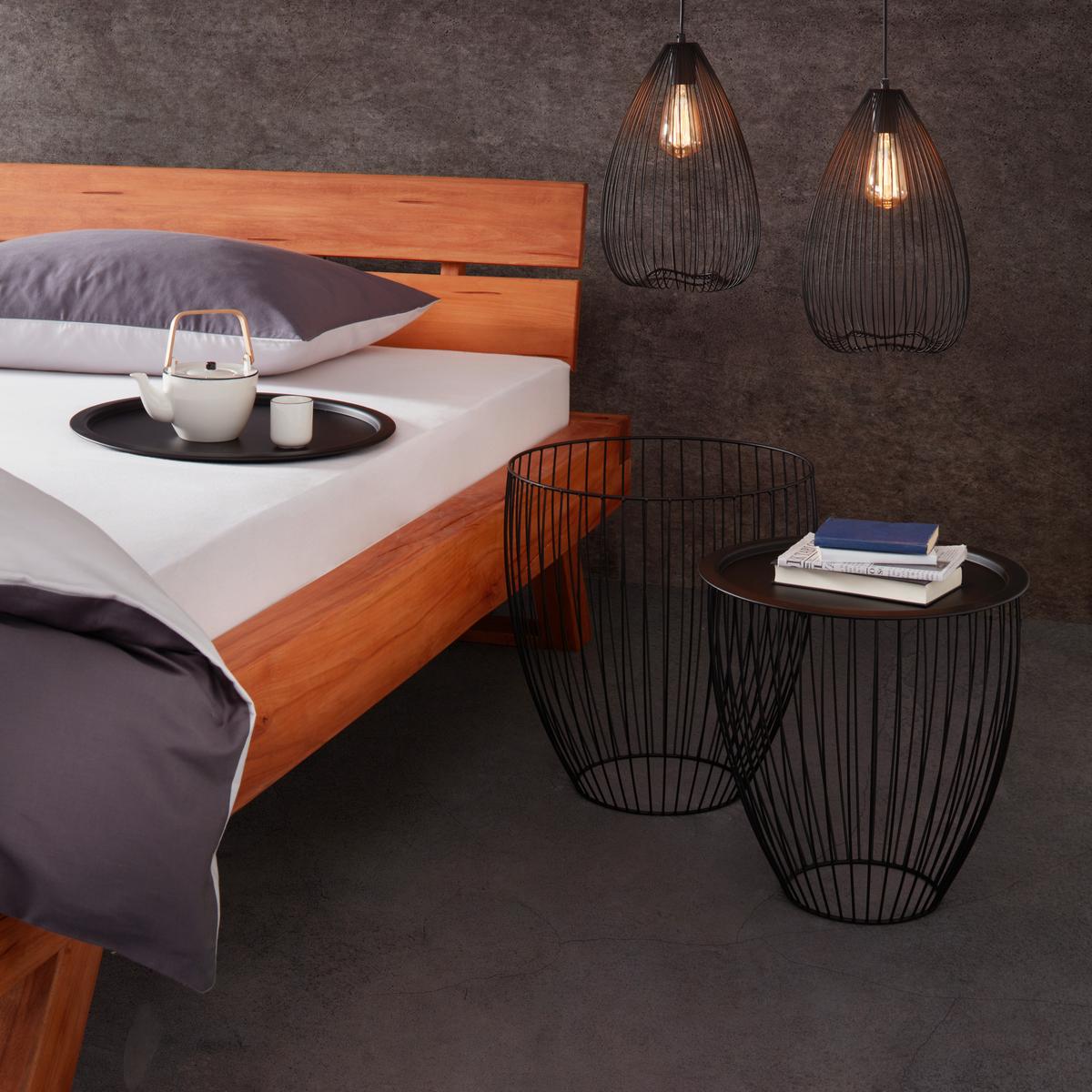 SADA STOLKŮ NELE -TREND- - černá, Moderní, kov (47,5-41,5/47,5-42cm) - Mömax